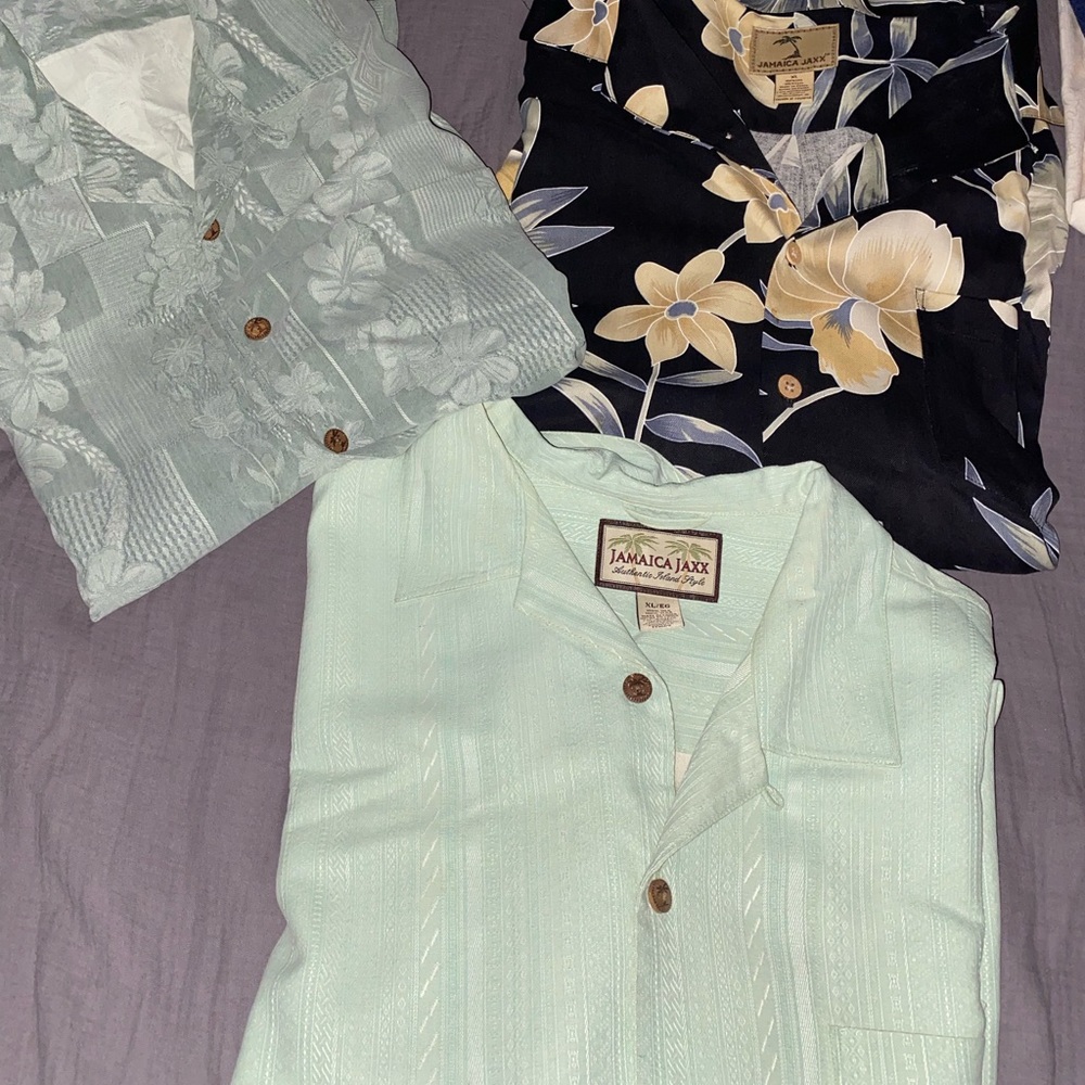 3 men’s xl Jamaica Jaxx shirt
